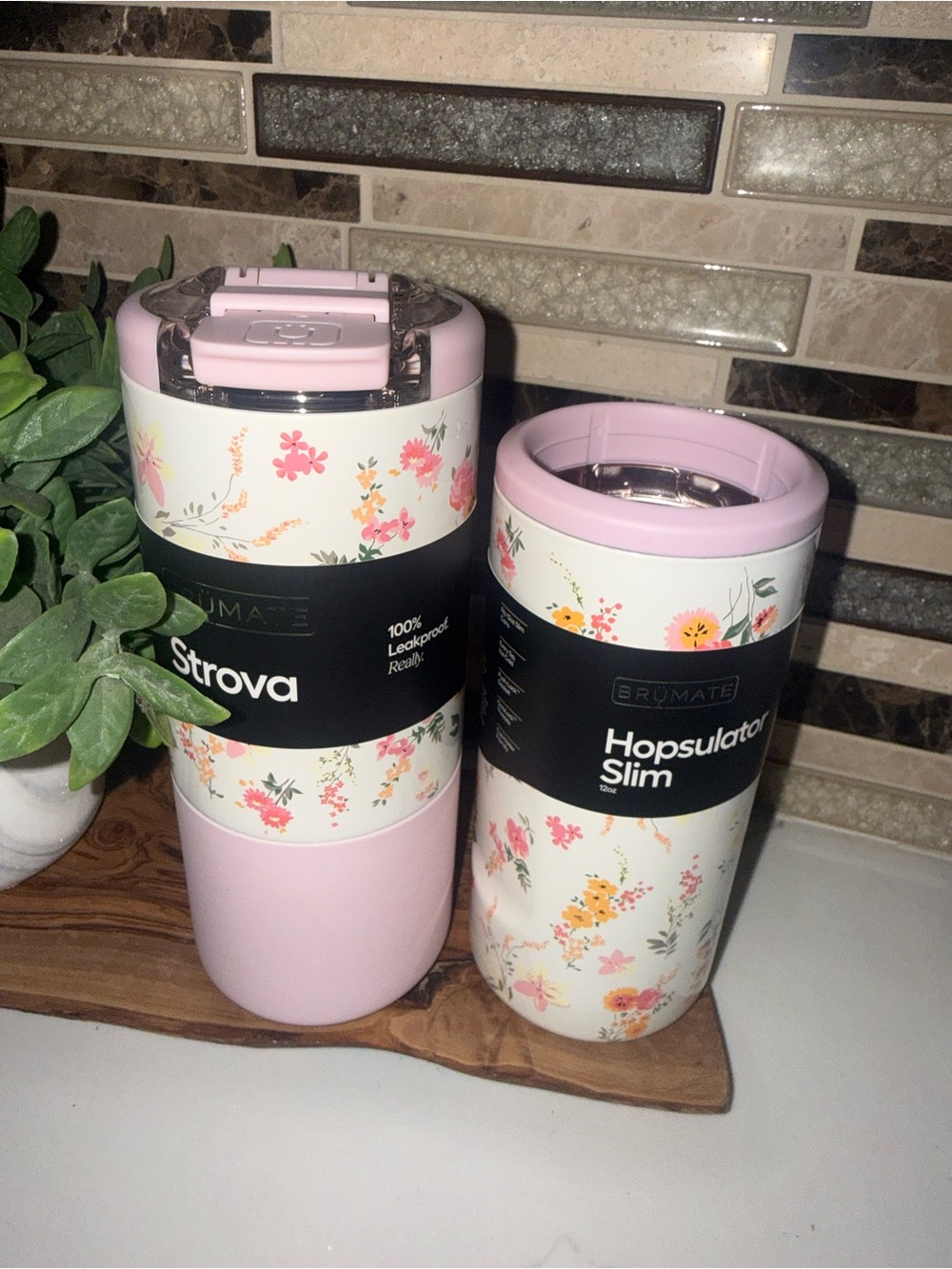 BrüMate wildflower whisper slim & strova